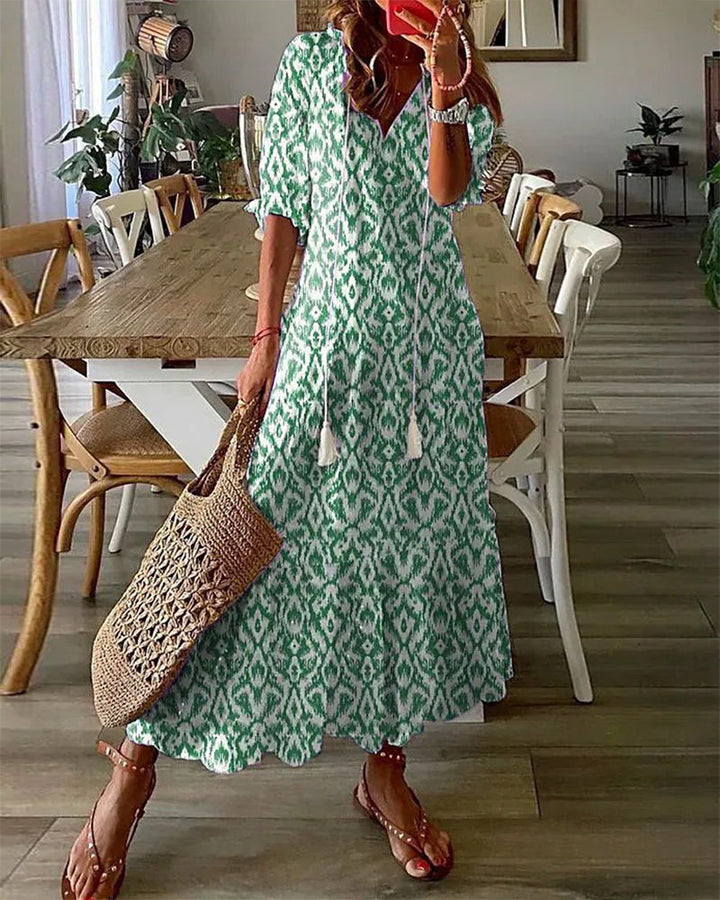 Michela – Vestido boho suave