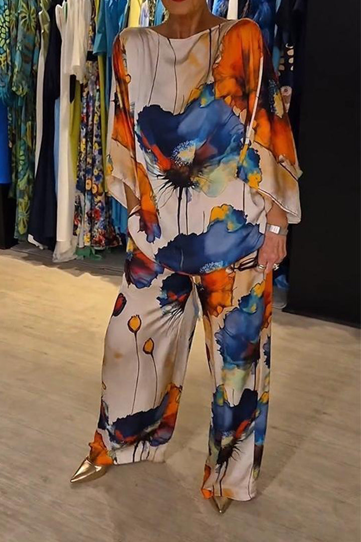 Emmarie - Completo elegante estampado
