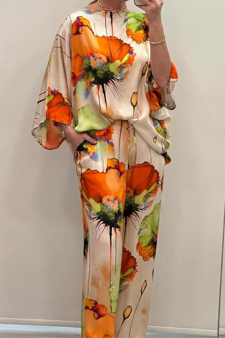 Emmarie - Completo elegante estampado