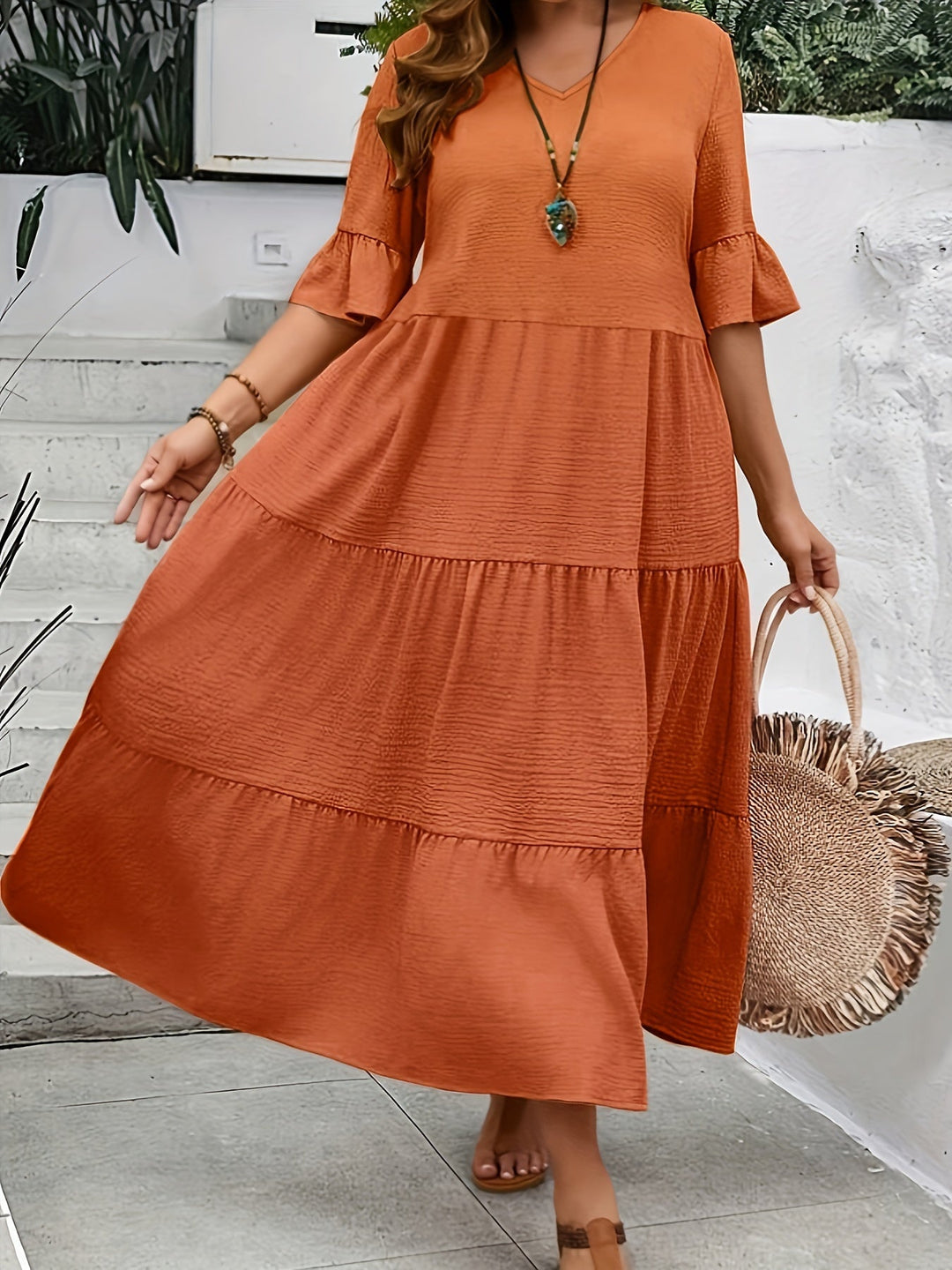 Avelina – Vestido boho fluido elegante