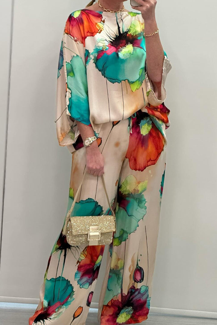 Emmarie - Completo elegante estampado