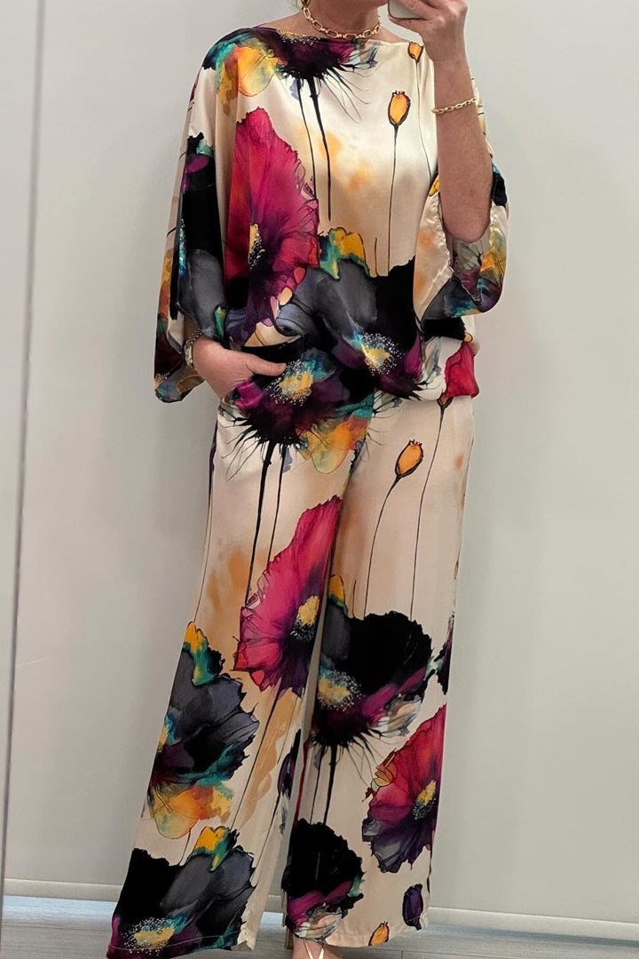 Emmarie - Completo elegante estampado