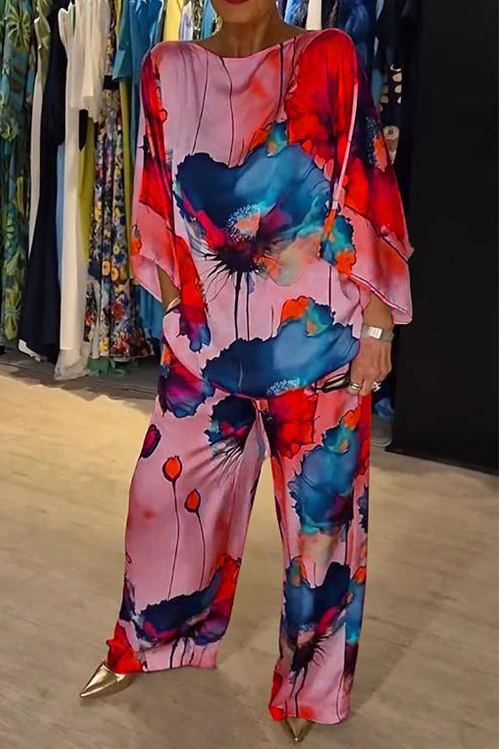Emmarie - Completo elegante estampado