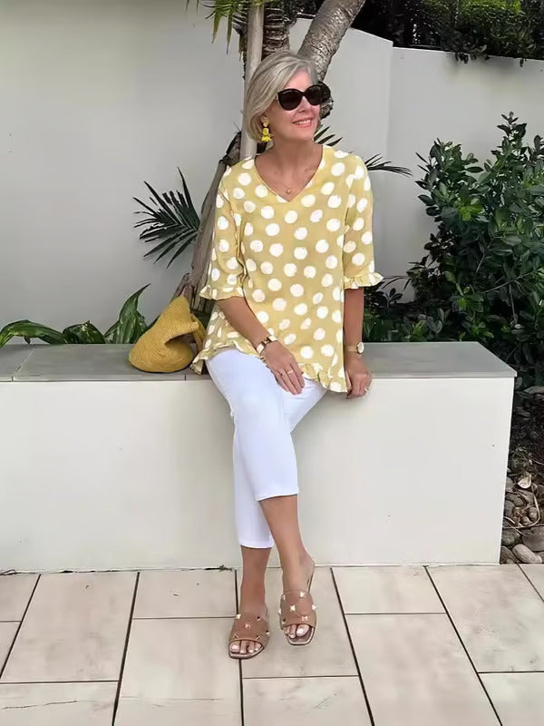 Bloomie - Blusa en V