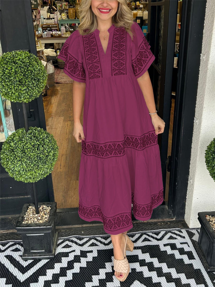 Livia – Vestido boho elegante