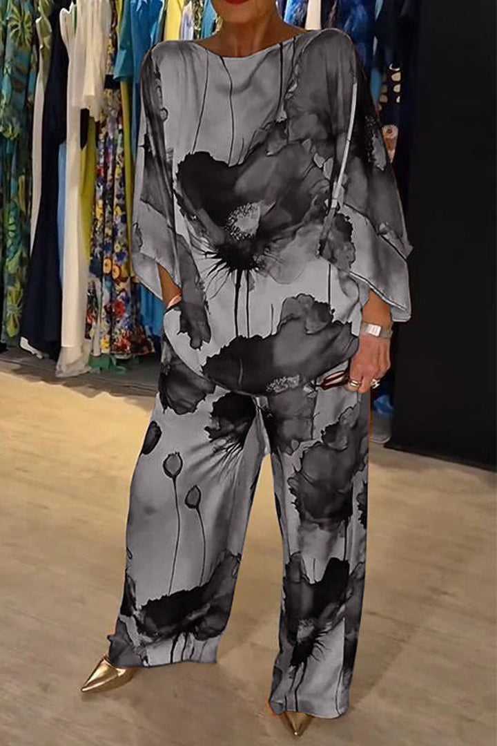 Emmarie - Completo elegante estampado