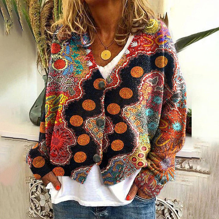 Saskia | Suéter bohemio colorido