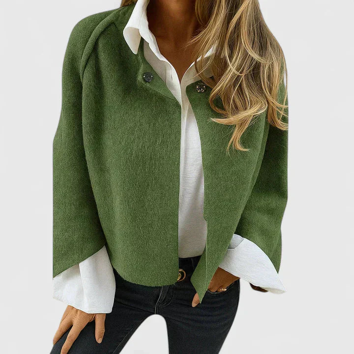 Chiara – Chaqueta corta elegante con botón a presión