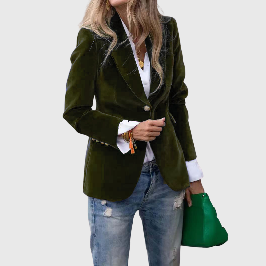 Alessia – Blazer elegante con un botón