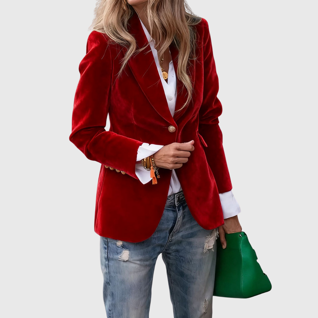 Alessia – Blazer elegante con un botón