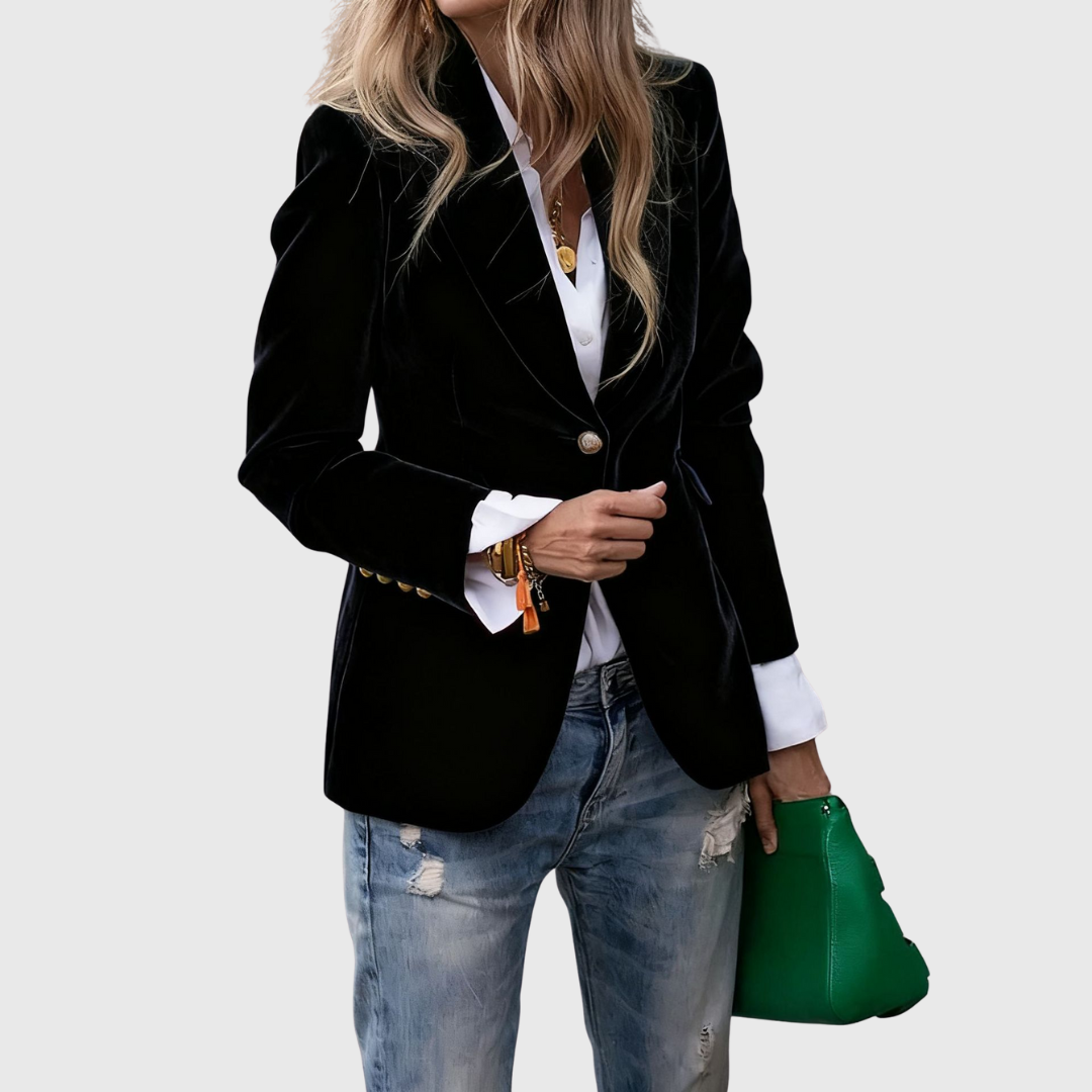 Alessia – Blazer elegante con un botón