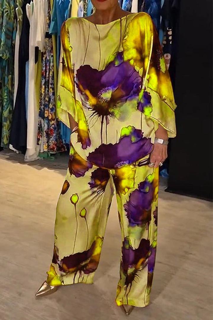 Emmarie - Completo elegante estampado