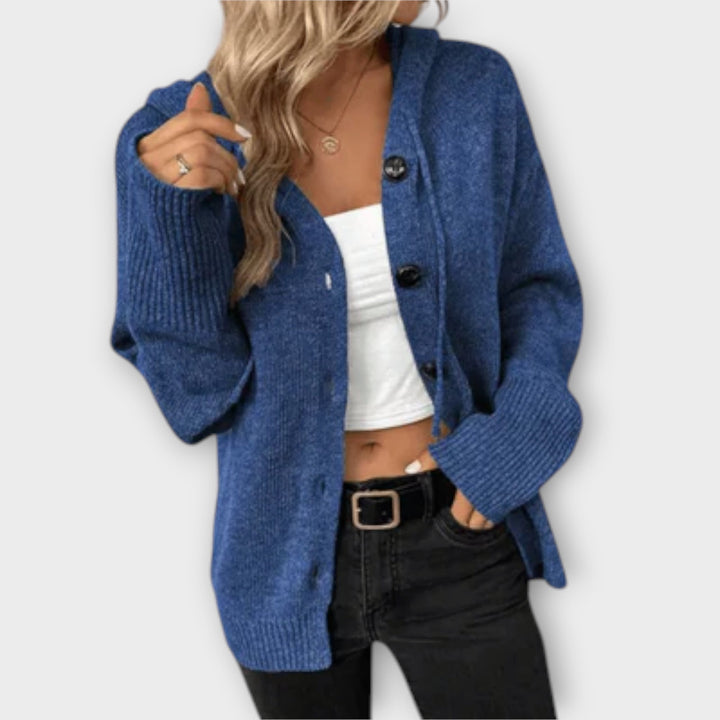 Brittan - Cardigan de Punto con Botones