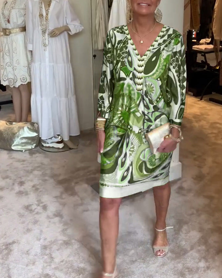 Marta – Vestido boho estampado solar