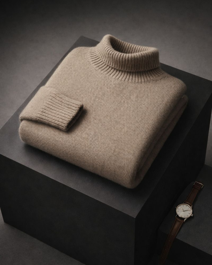 Isabella | Suéter Suave de Cuello Alto