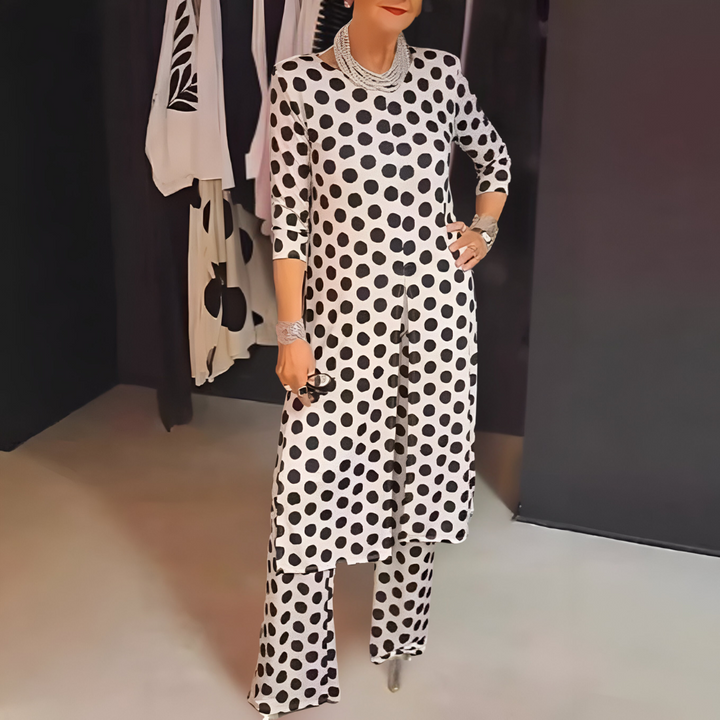 Marcella - Conjunto elegante estampado