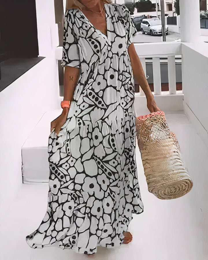 Martina – Vestido boho relajado