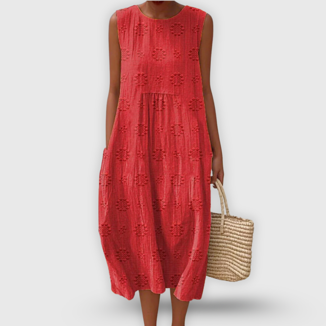 Chiara – Vestido boho con bordados