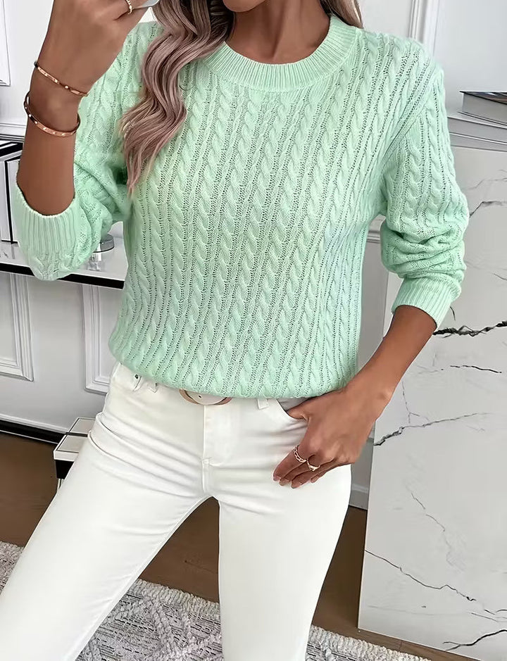 Alessia | Suéter Suave de Trenzas