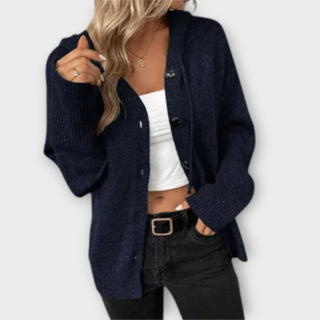 Brittan - Cardigan de Punto con Botones