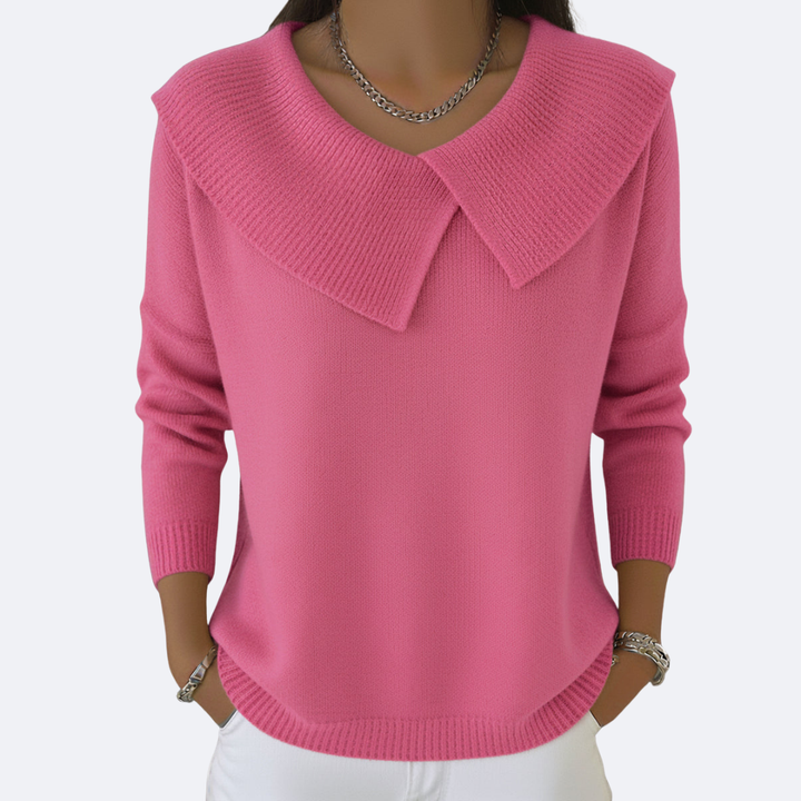 LUCIA - Jersey Cálido con Cuello Suave
