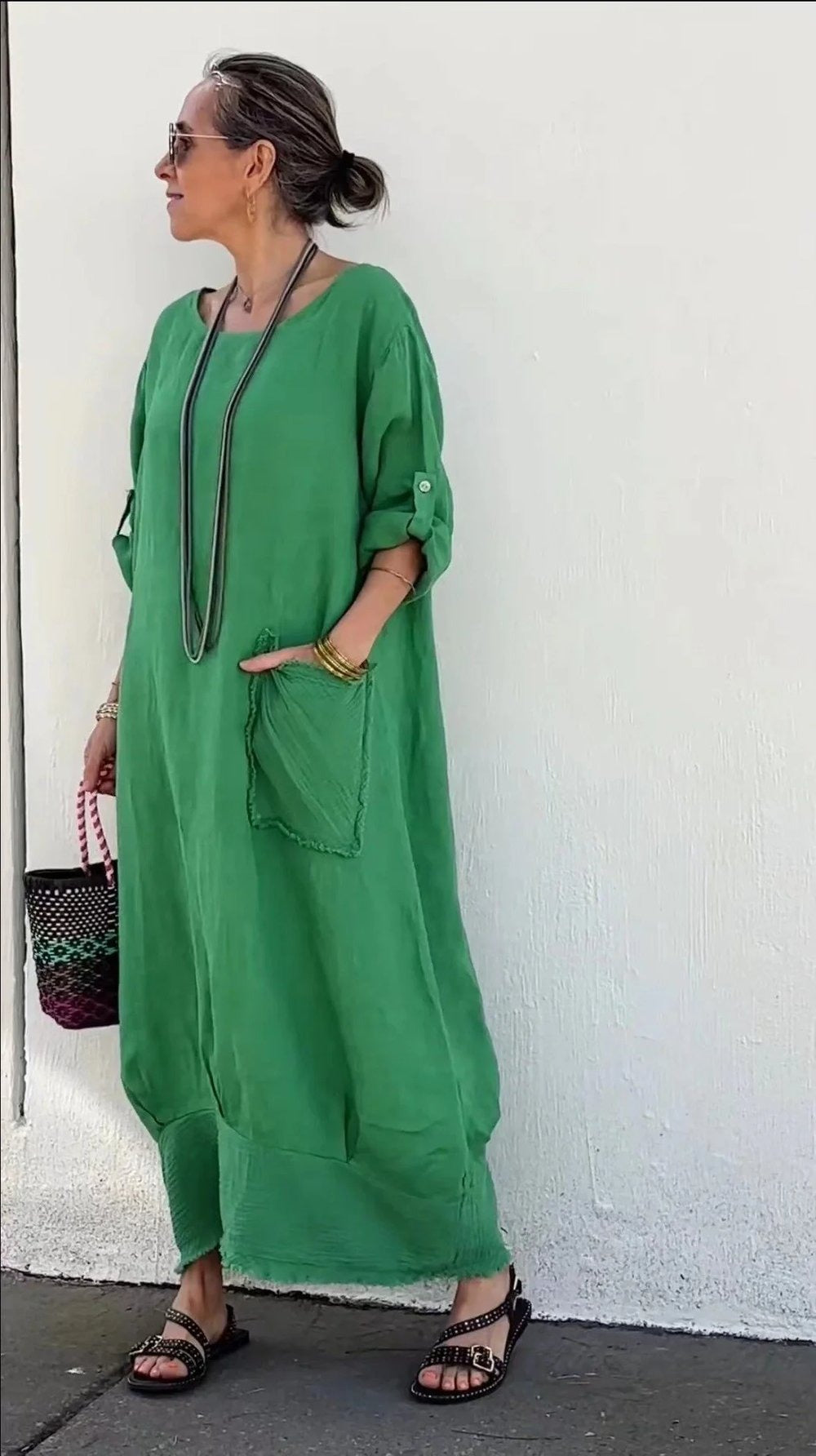 Leonora – Vestido boho oversize