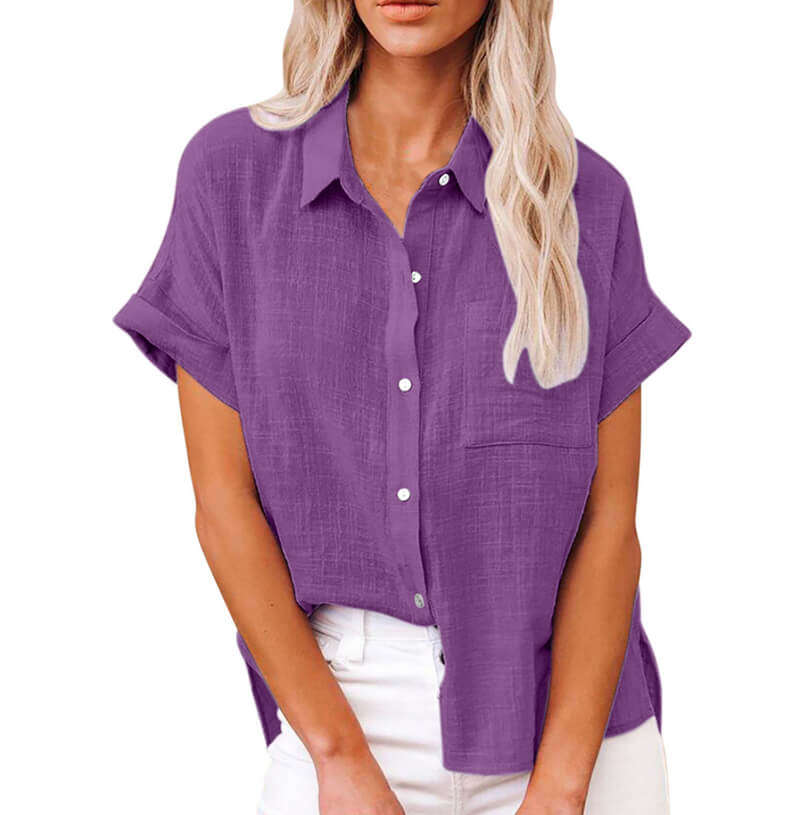 Miraqua - Blusa con botones