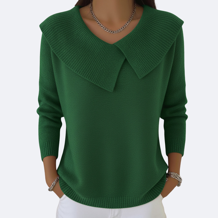 LUCIA - Jersey Cálido con Cuello Suave