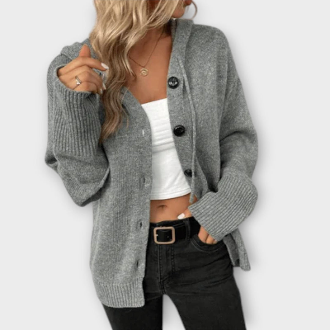 Brittan - Cardigan de Punto con Botones
