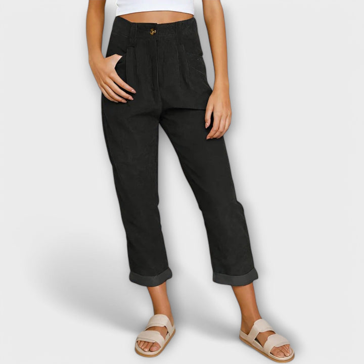 Jana - Pantalones de terciopelo modernos