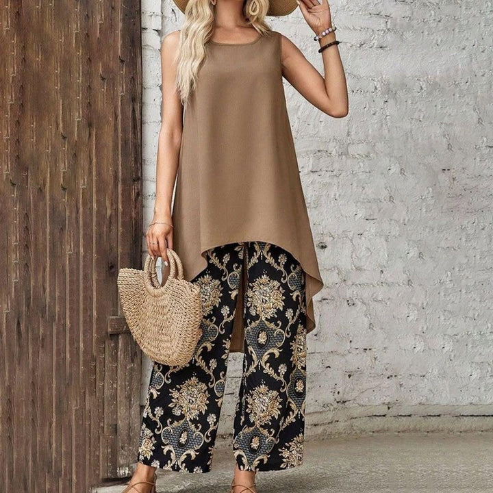 Julienne - Conjunto ligero boho de dos piezas