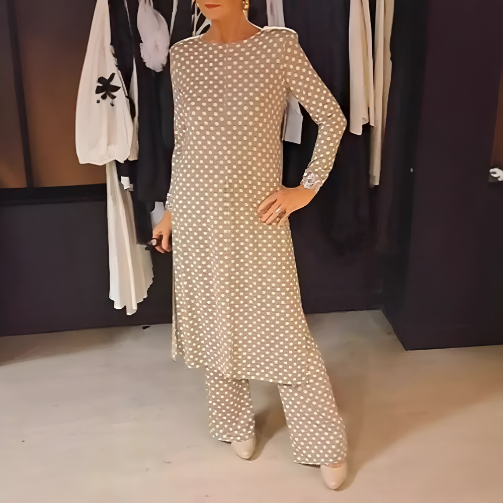 Marcella - Conjunto elegante estampado