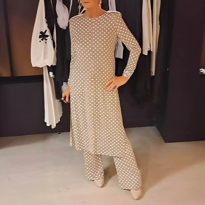 Marcella - Conjunto elegante estampado