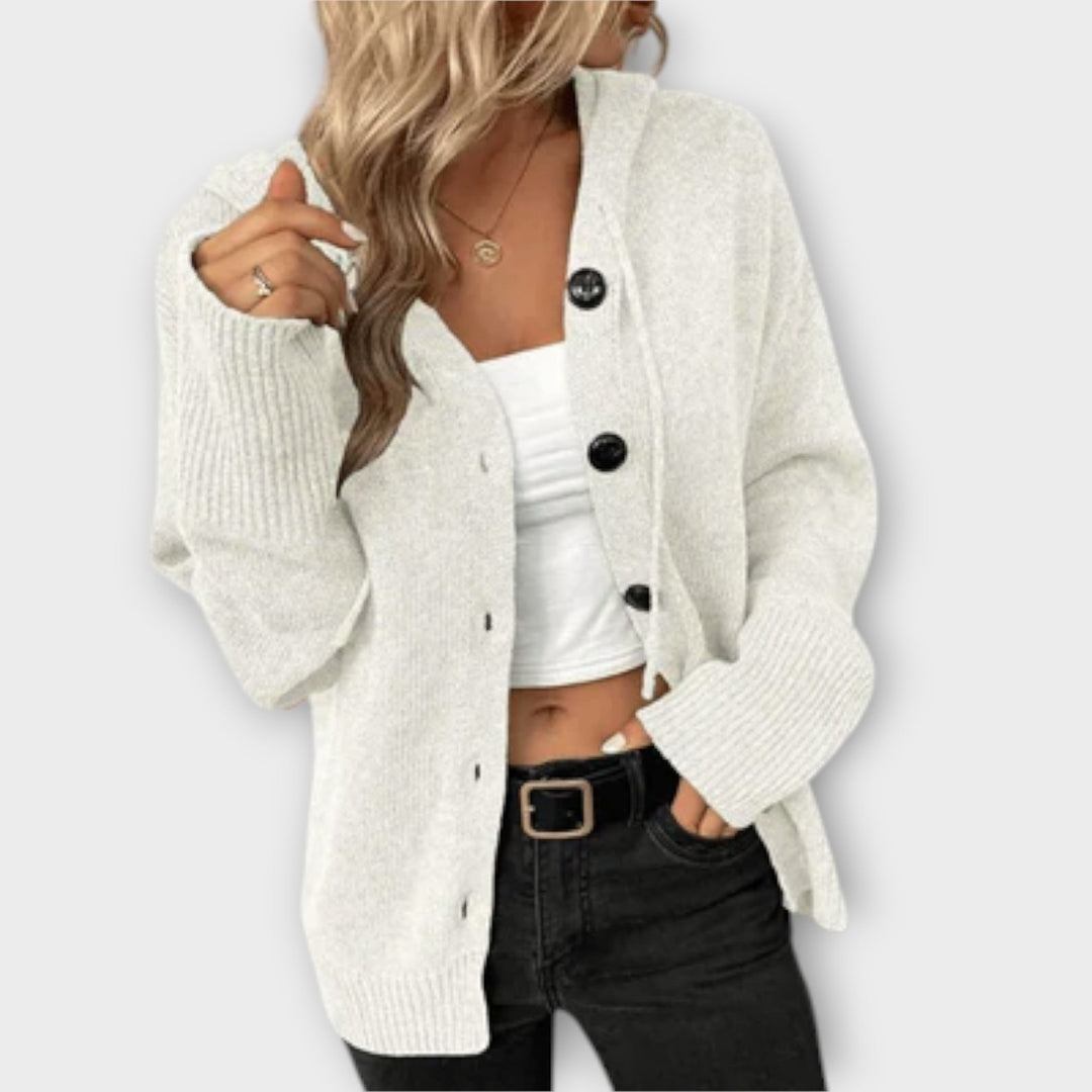 Brittan - Cardigan de Punto con Botones