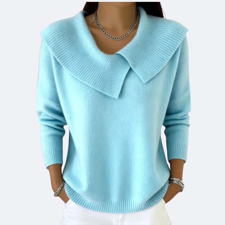 LUCIA - Jersey Cálido con Cuello Suave