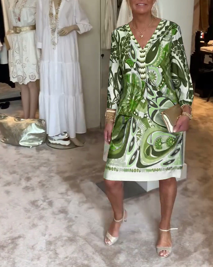 Marta – Vestido boho estampado solar