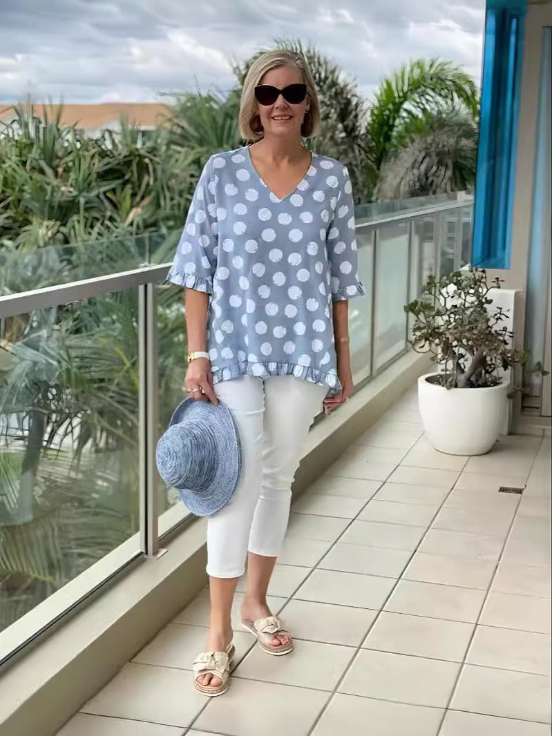 Bloomie - Blusa en V