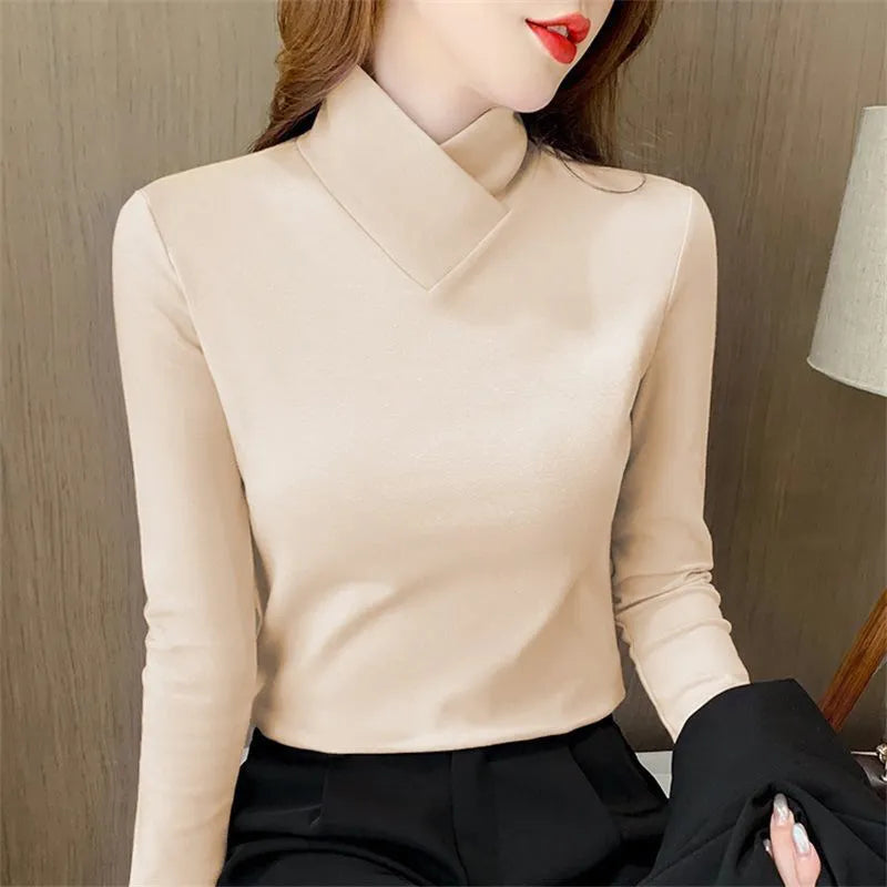 Liora | Camiseta de cuello alto chic