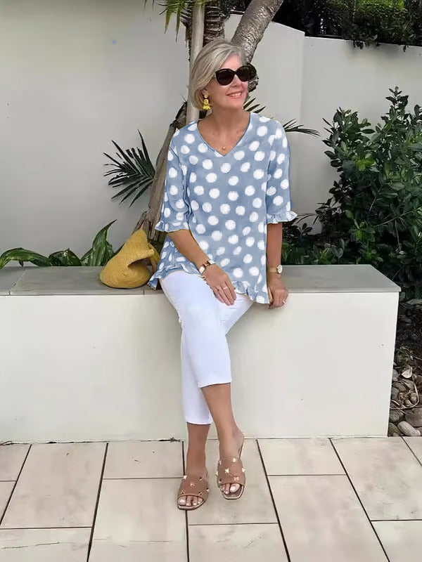 Bloomie - Blusa en V
