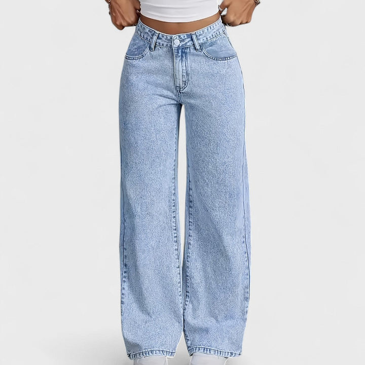 Mara - Jeans rectos anchos de mujer
