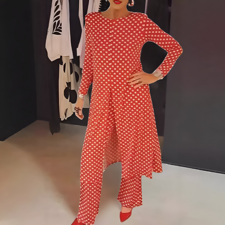 Marcella - Conjunto elegante estampado