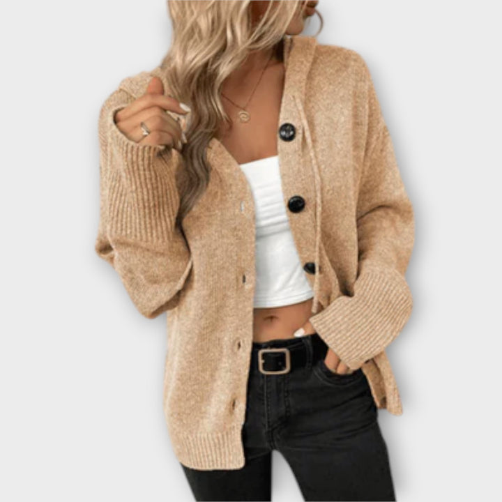 Brittan - Cardigan de Punto con Botones