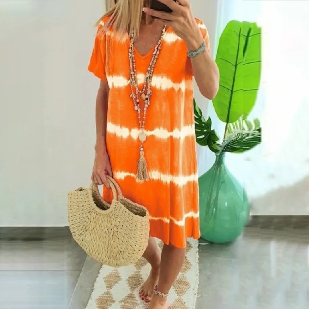 Wilma – Vestido boho tie-dye