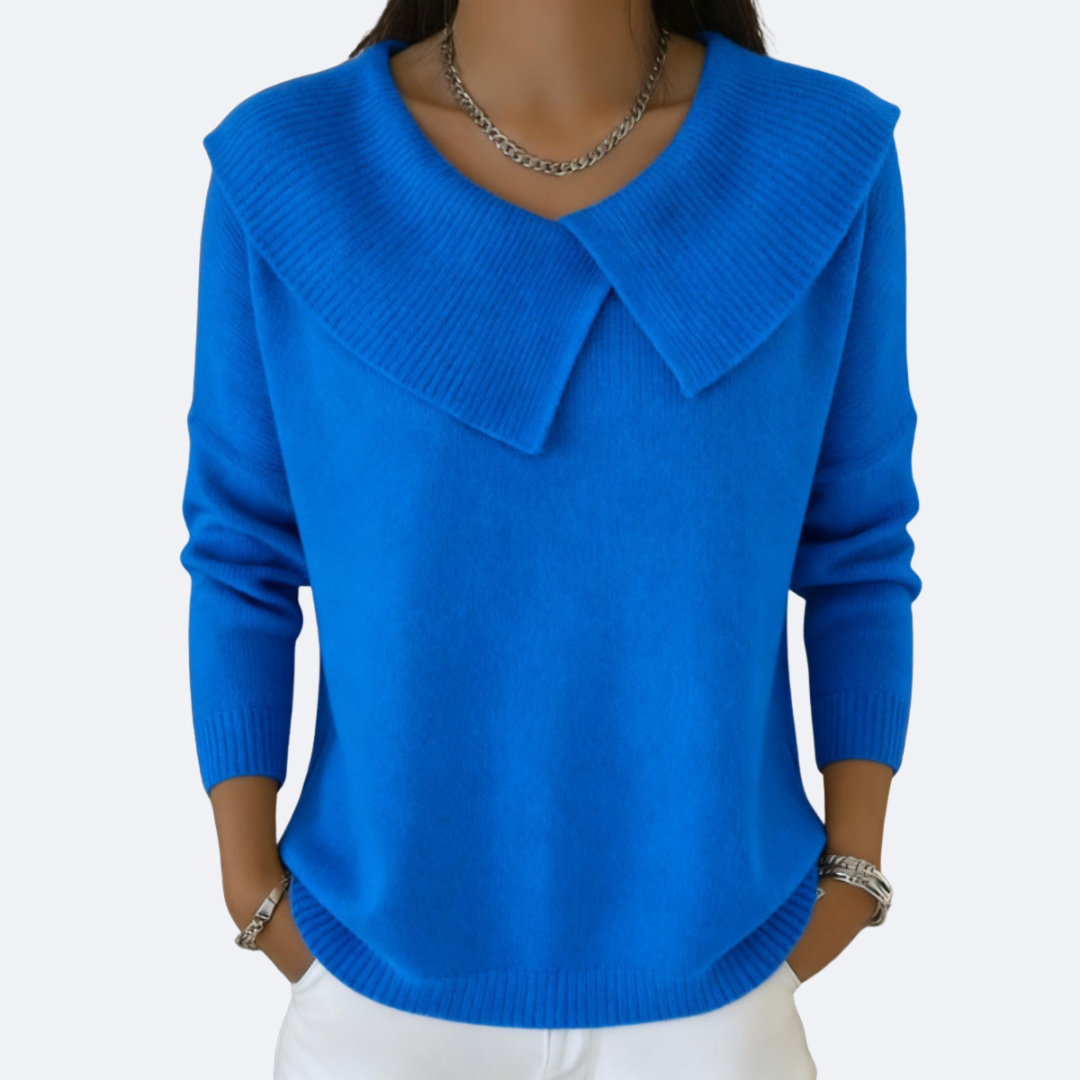LUCIA - Jersey Cálido con Cuello Suave