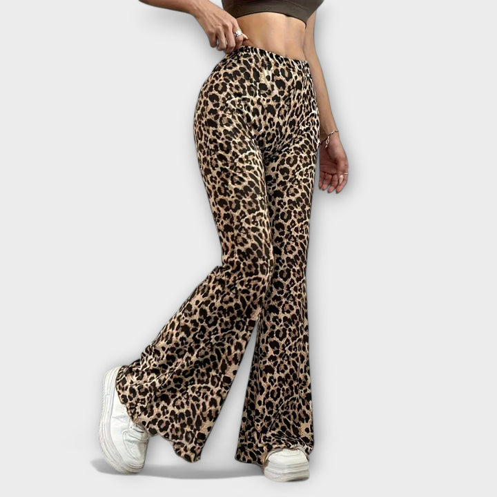 Pantalones Bootcut Leopardo
