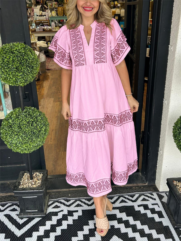 Anna – Vestido boho elegante