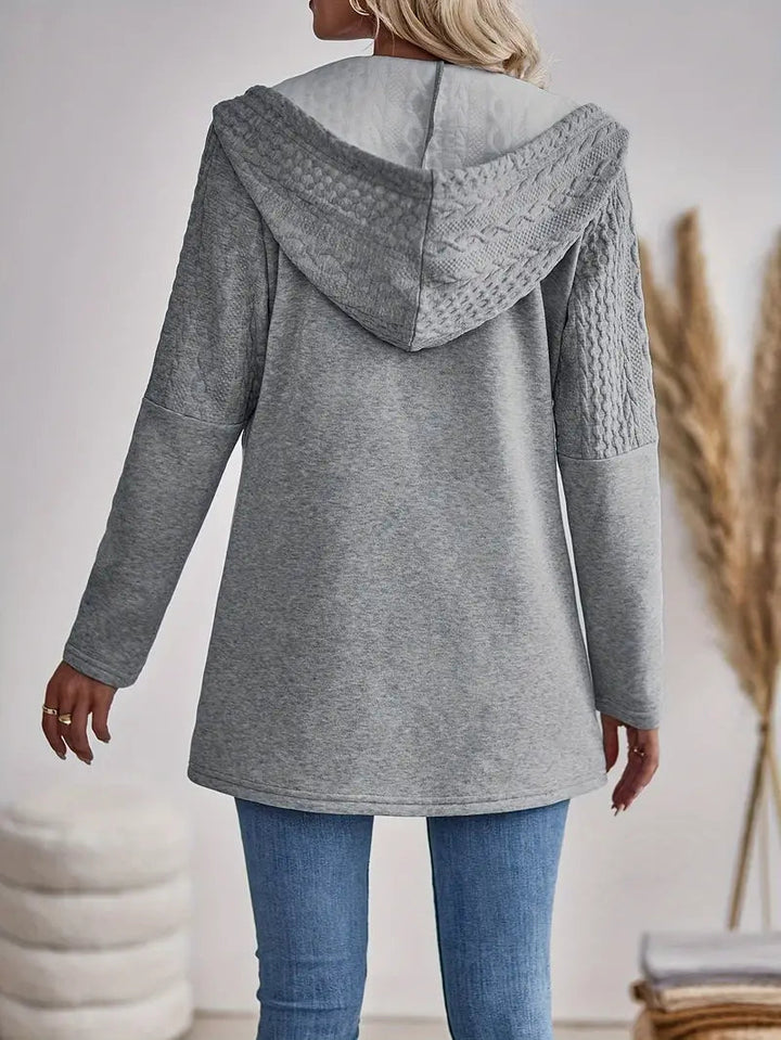 Vespara – Sudadera de Mujer con Cremallera y Capucha Elegante