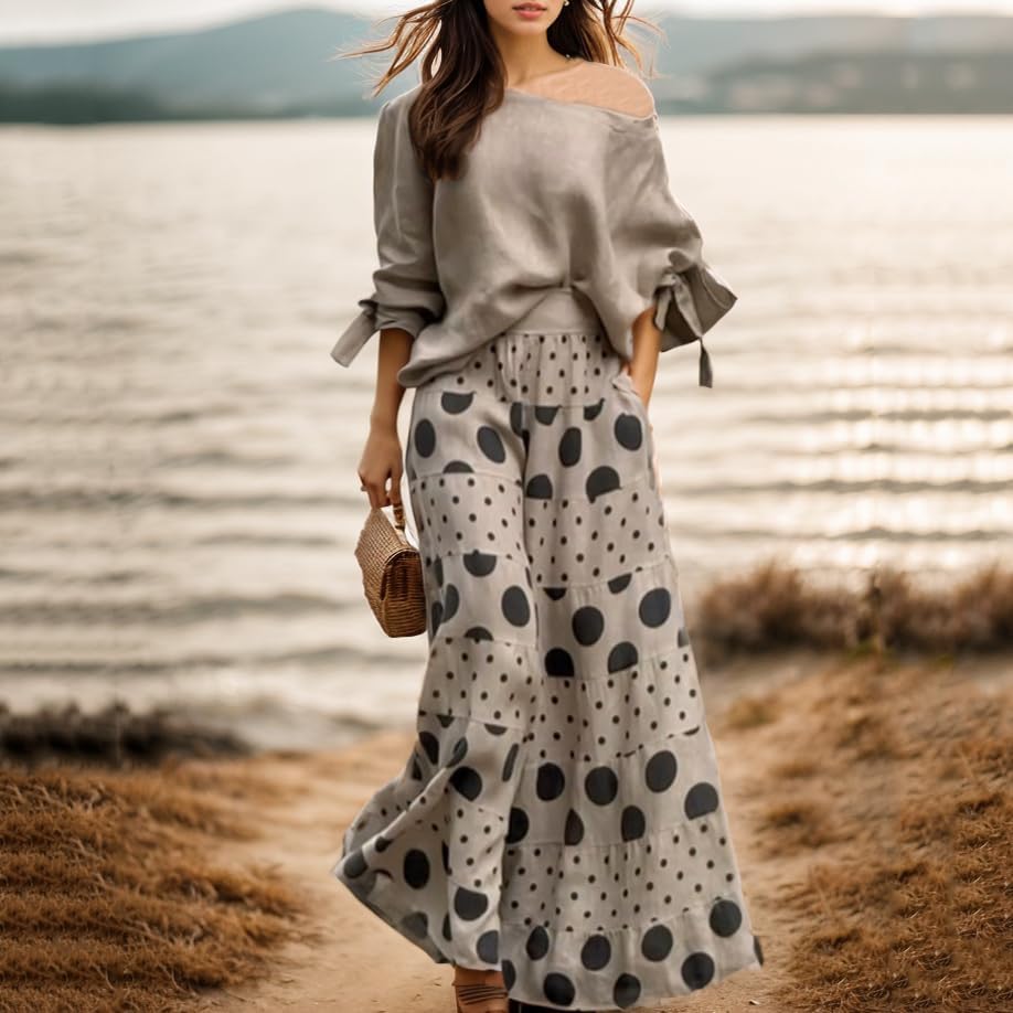 Viella - Conjunto completo de dos piezas estampado