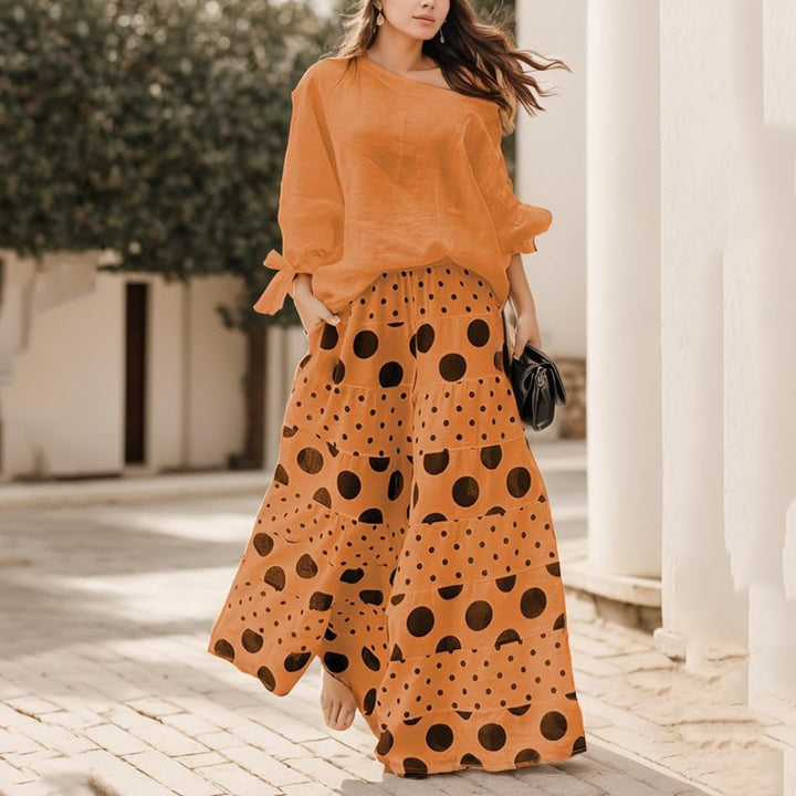 Viella - Conjunto completo de dos piezas estampado