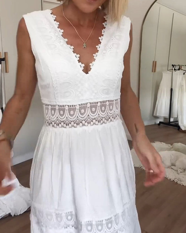 Circe – Vestido boho con escote en V